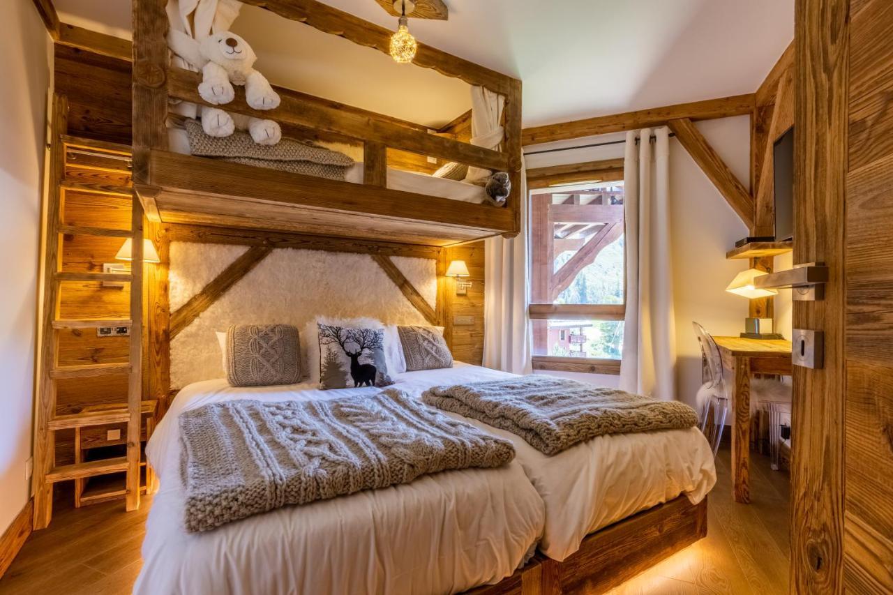 Arc 1950, Ambiance Chalet Luxe 5/7Pers Dans Residence 5* Skis Aux Pieds Avec Spa Les Arcs  Экстерьер фото