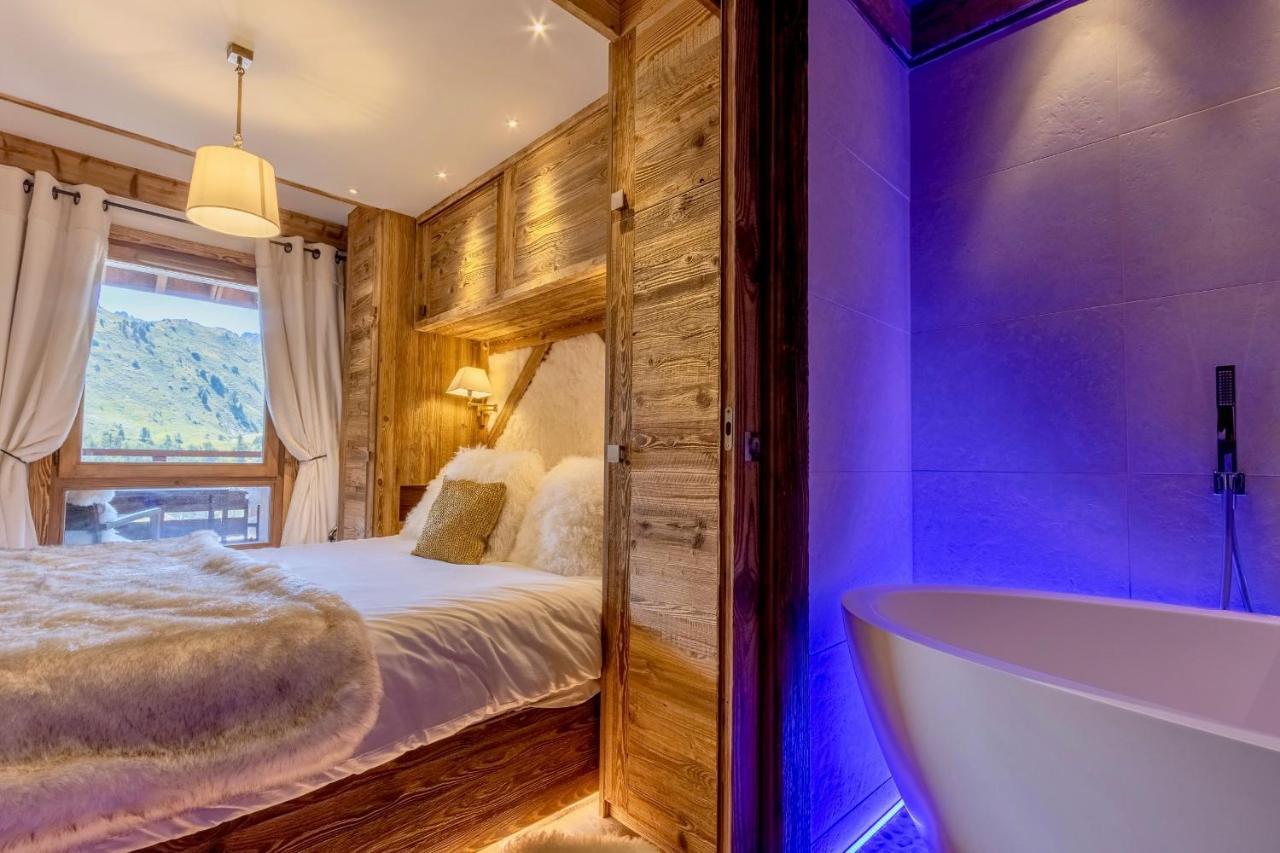 Arc 1950, Ambiance Chalet Luxe 5/7Pers Dans Residence 5* Skis Aux Pieds Avec Spa Les Arcs  Экстерьер фото