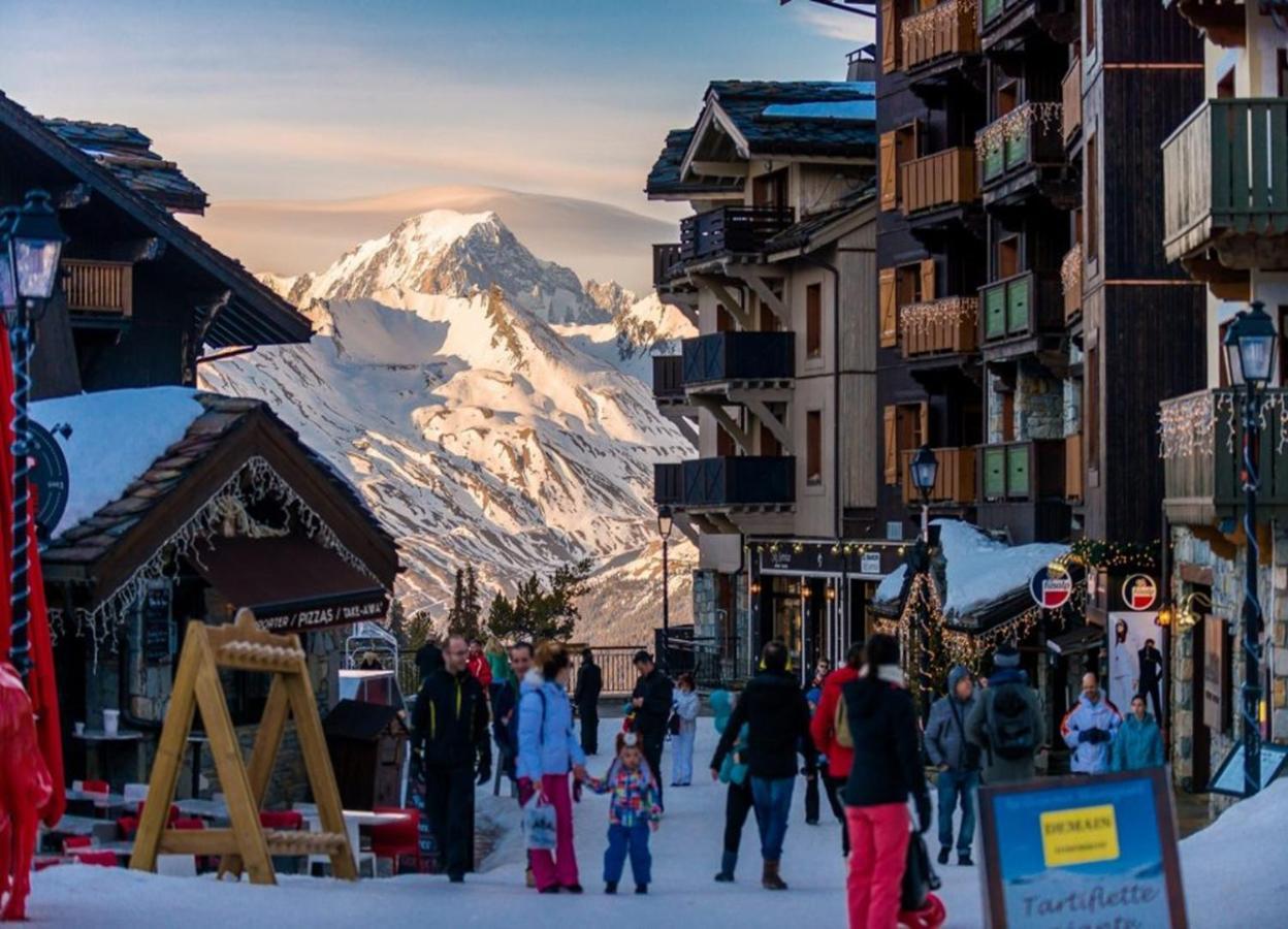 Arc 1950, Ambiance Chalet Luxe 5/7Pers Dans Residence 5* Skis Aux Pieds Avec Spa Les Arcs  Экстерьер фото